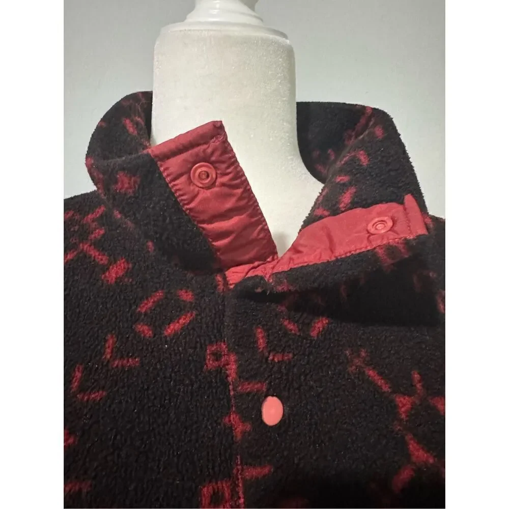 Patagonia Vintage Synchilla snap T Aztec fleece pullover sweater S/M